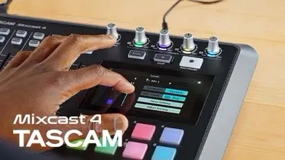 המכשיר המושלם להקלטת פודקאסטים - Tascam Mixcast 4