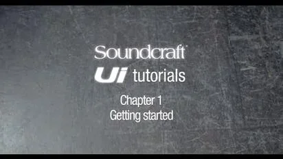 soundcraft ui series Chapter 1